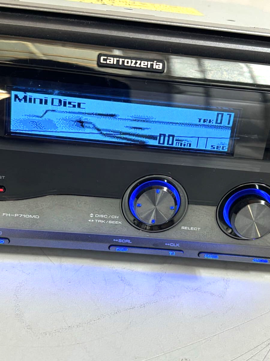 Pioneer Carrozzeria FH-P710MD 2DIN CD MD Car Audio DSP Bluetooth Added JDM