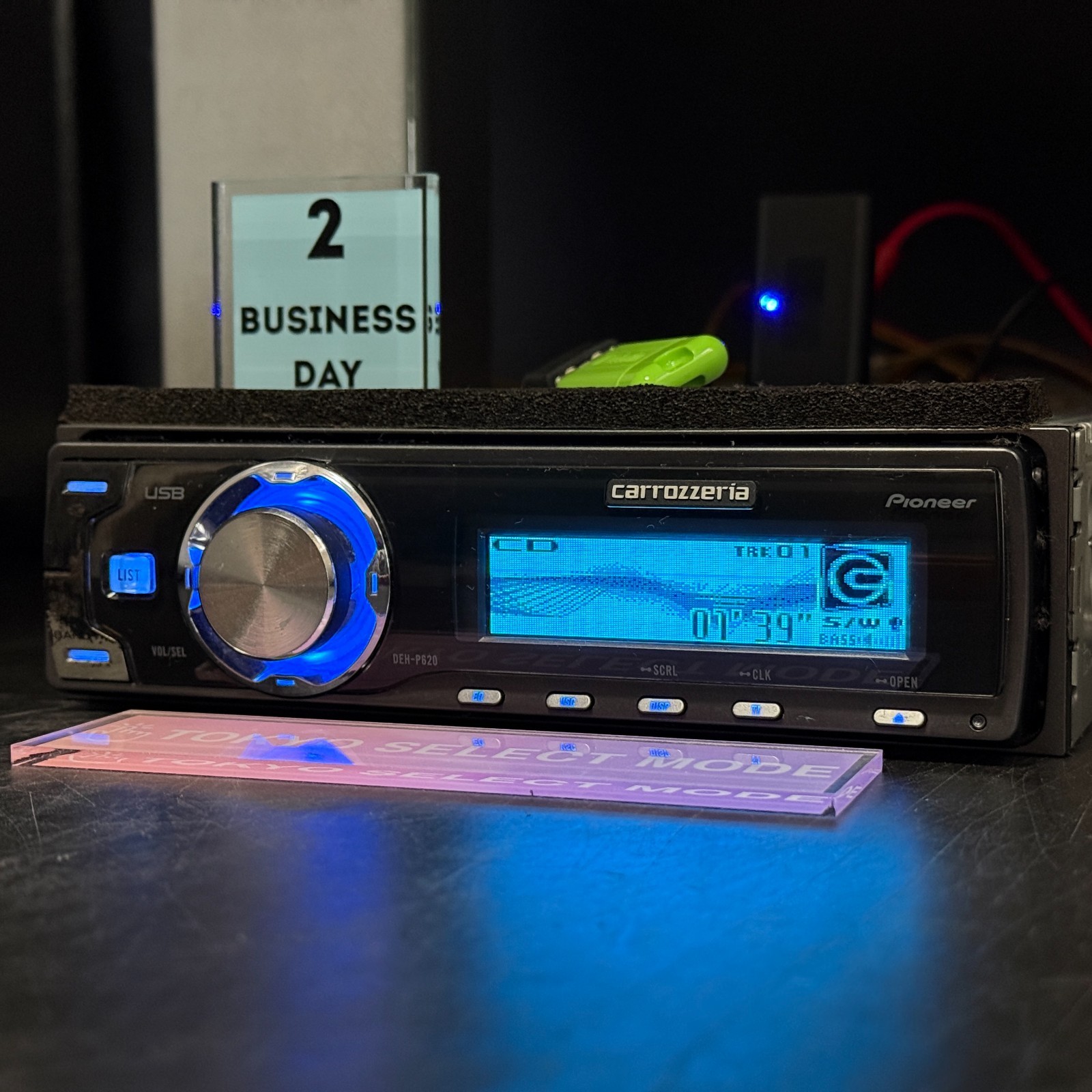 Pioneer Carrozzeria DEH-P620 1DIN Car Audio CD USB AUX Added Bluetooth In Stock
