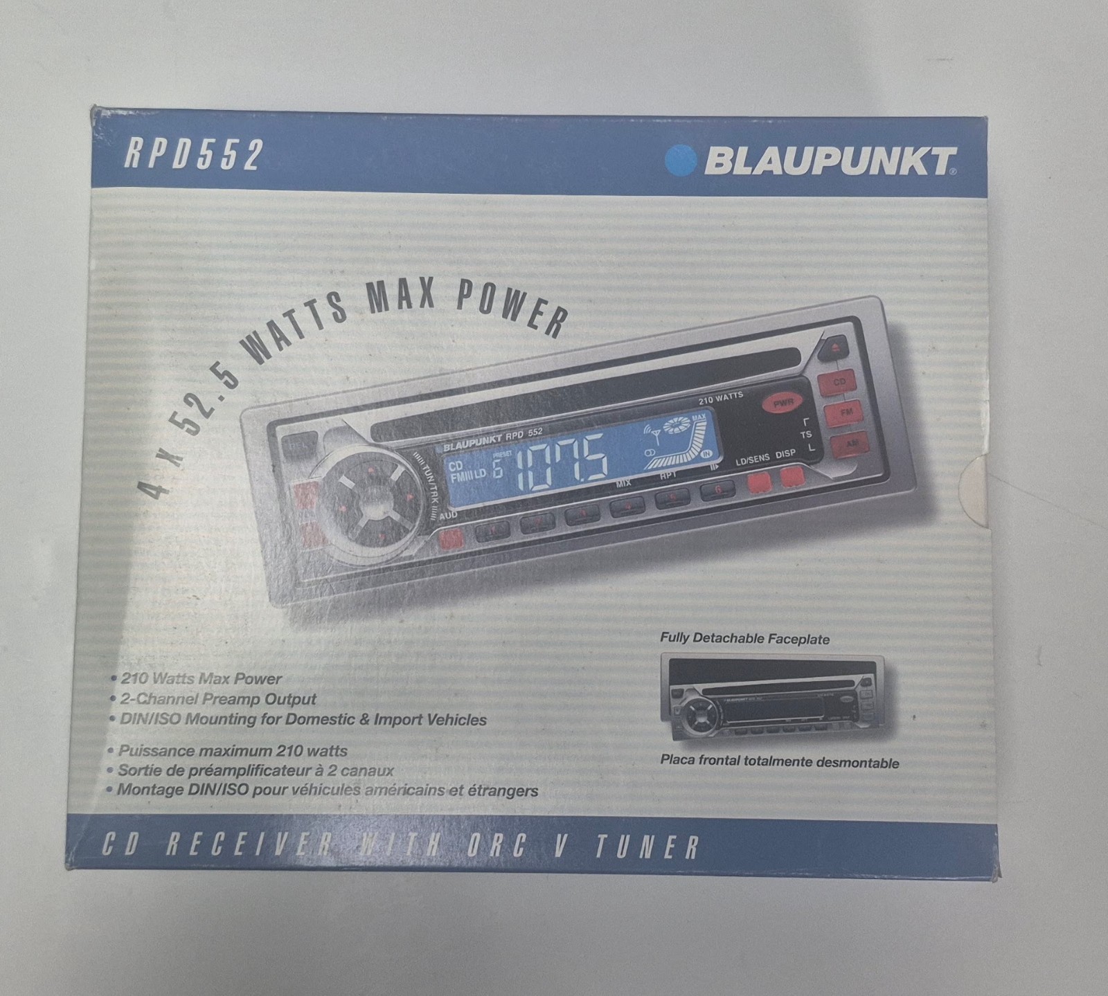 Brand New !!! Vintage Blaupunkt RPD 552 Car Stereo CD Receiver Control Panel(NOS