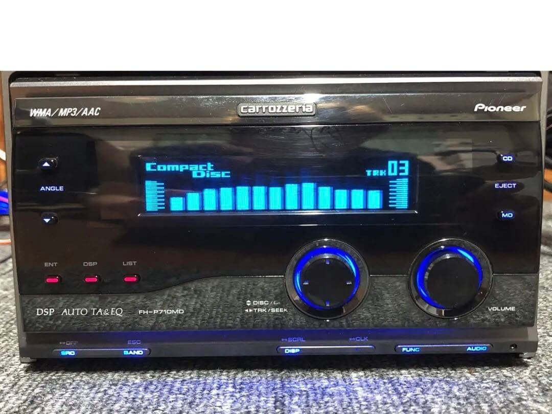 Pioneer Carrozzeria FH-P710MD 2DIN CD/MD DSP Car Audio BT Ready (No Bluetooth)