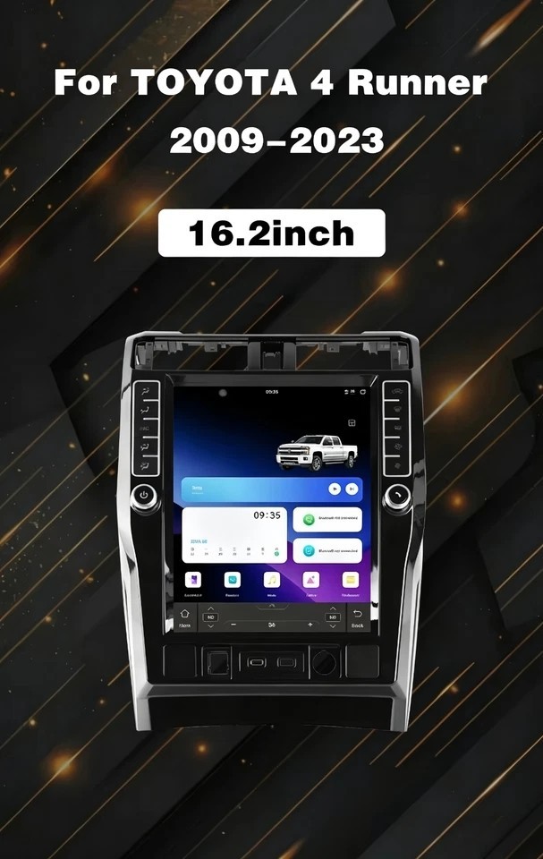 16.2″Car GPS Player For Toyota 4runner 2009-2023 Stereo Radio Navi Audio 12+256G