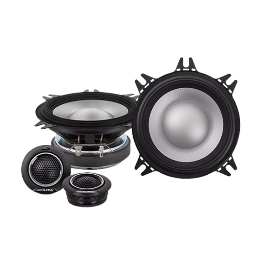 Alpine ILX-W770-M 7″ Multimedia Receiver with S2-S40C 4″ Component Speakers