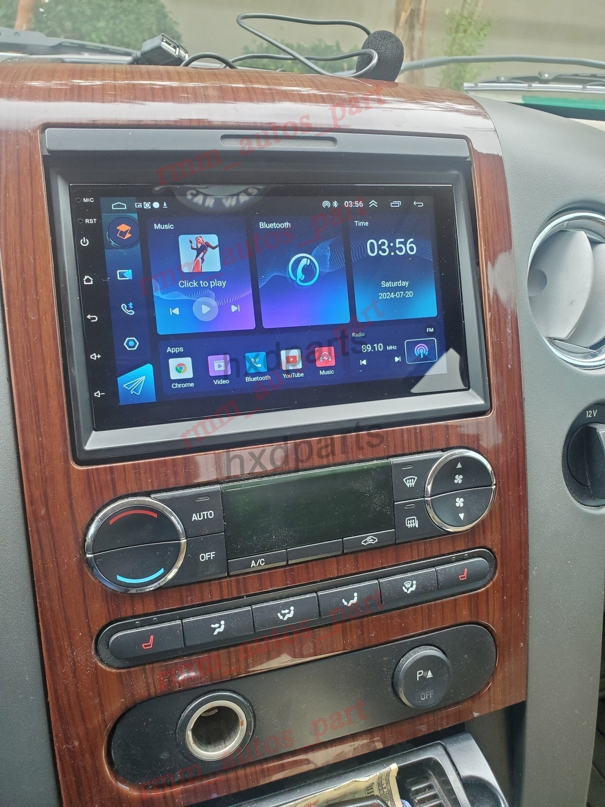FOR 2004-2008 Ford F150 CARPLAY CAR RADIO ANDROID 15 GPS STEREO 2+64G W/CAM