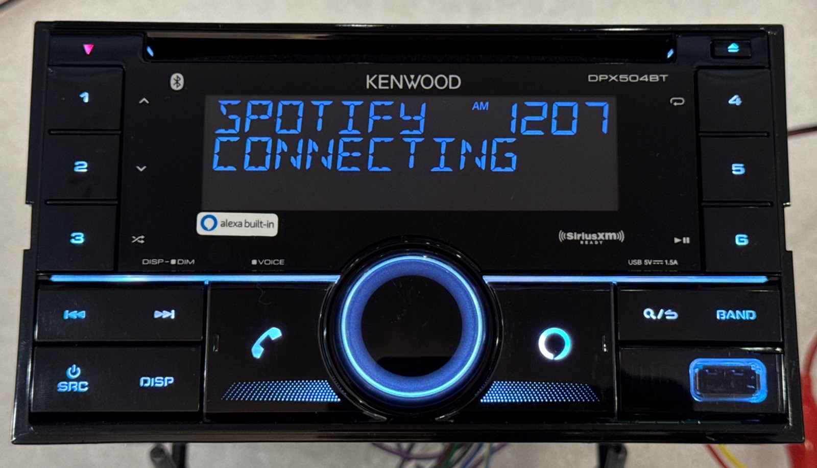 KENWOOD DPX504BT Bluetooth Car Audio Apple Android Play Radio USB CD