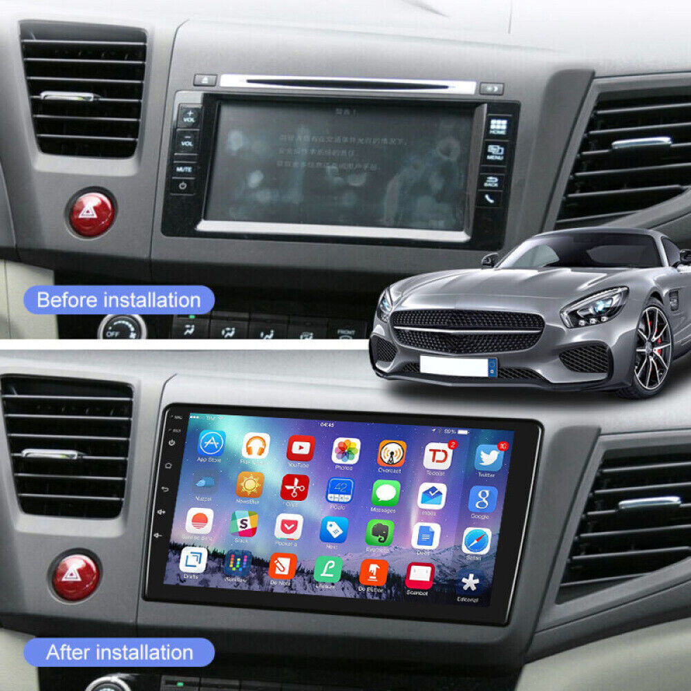 2+32G Android 15 For Honda Civic 2012-2015 Wireless Carplay Car Stereo Radio GPS