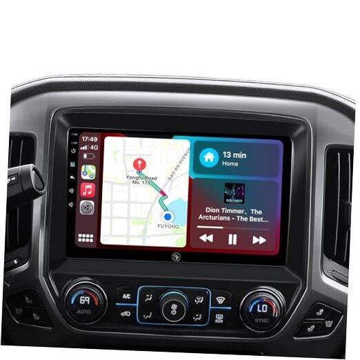 10″ 64G Car Stereo for GMC Sierra Chevy Silverado 2014 2015 2016 2017 2018 10.2