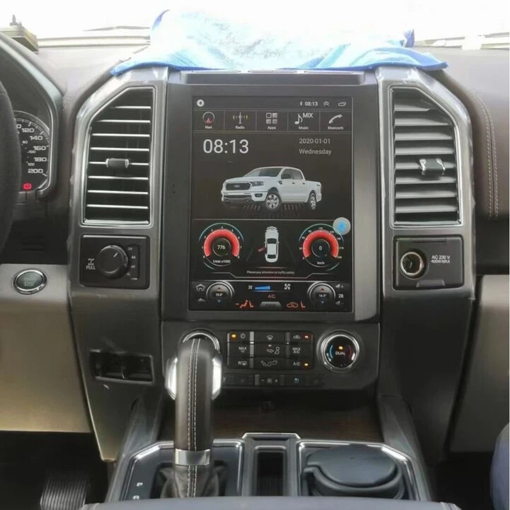 12.1″ For Ford F150 2016-2021 Car Radio Stereo GPS Navi Carplay Tesla Style Head