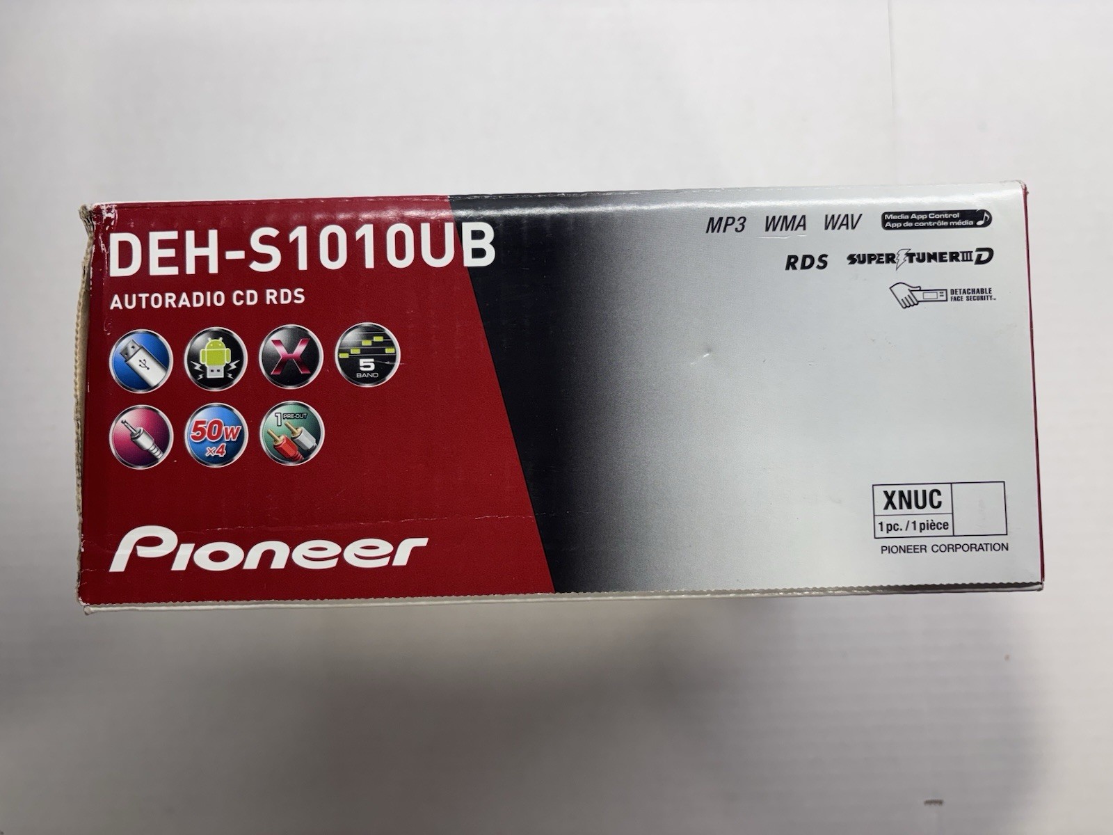 New in box Pioneer DEH-S1010UB Autoradio CD RDS Smartphone Compatible Car Receiv