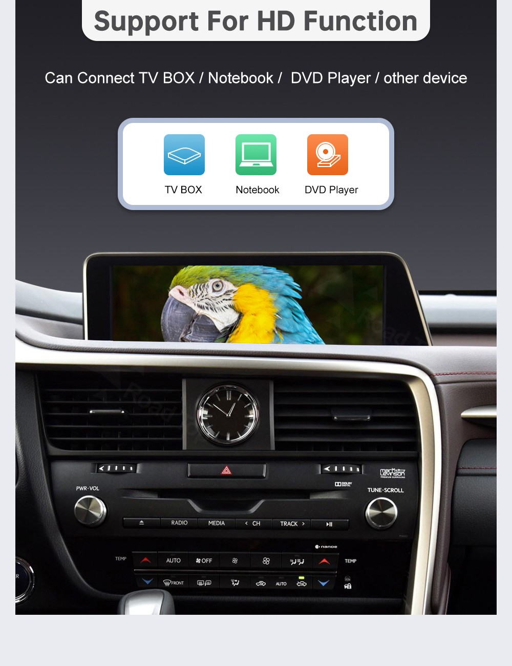 Wireless Carplay Android Auto Module For Lexus RX 2016-2019 Mirror Link AirPlay