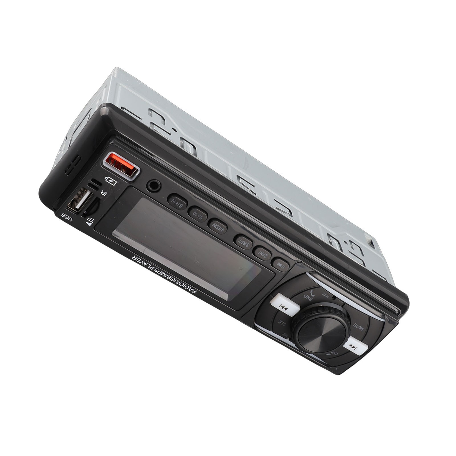 Single DIN Car Radio LCD Display Car Audio Player 60Wx4 High Power For Travel