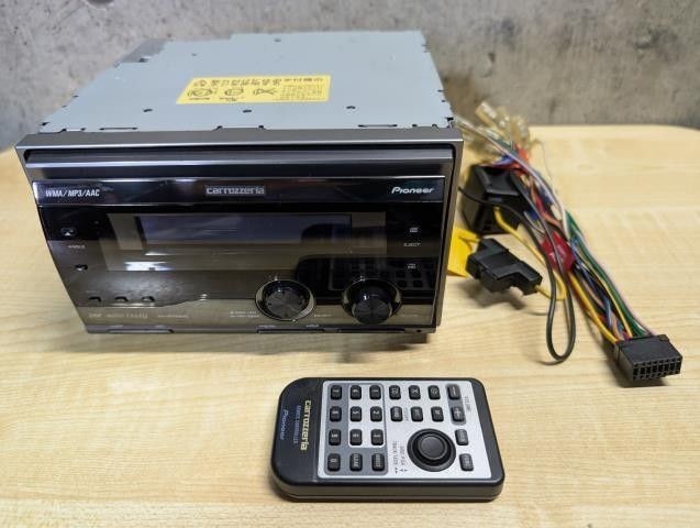 Used Pioneer Carrozzeria FH-P710MD　 2DIN Deck Car Audio WMA MP3 DSP Color Black