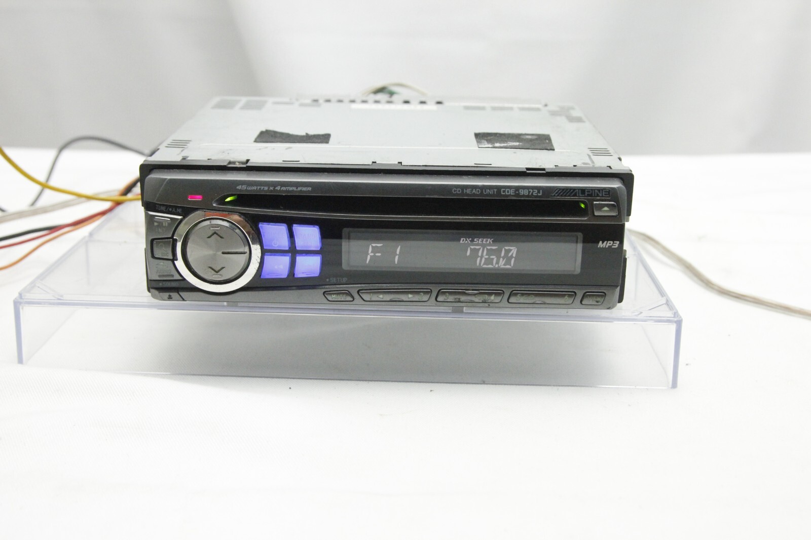 Used ALPINE CDE-9872J CD CD-R/RW MP3 player working
