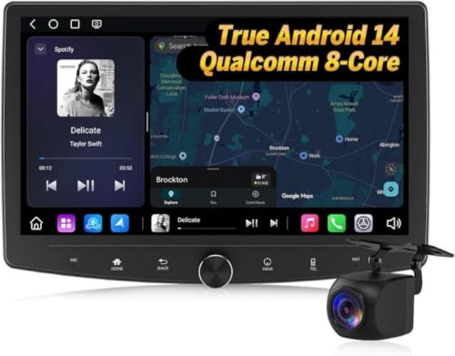 Double Din Car Stereo – 6GB+64GB – 10.1 Inch Wireless CarPlay