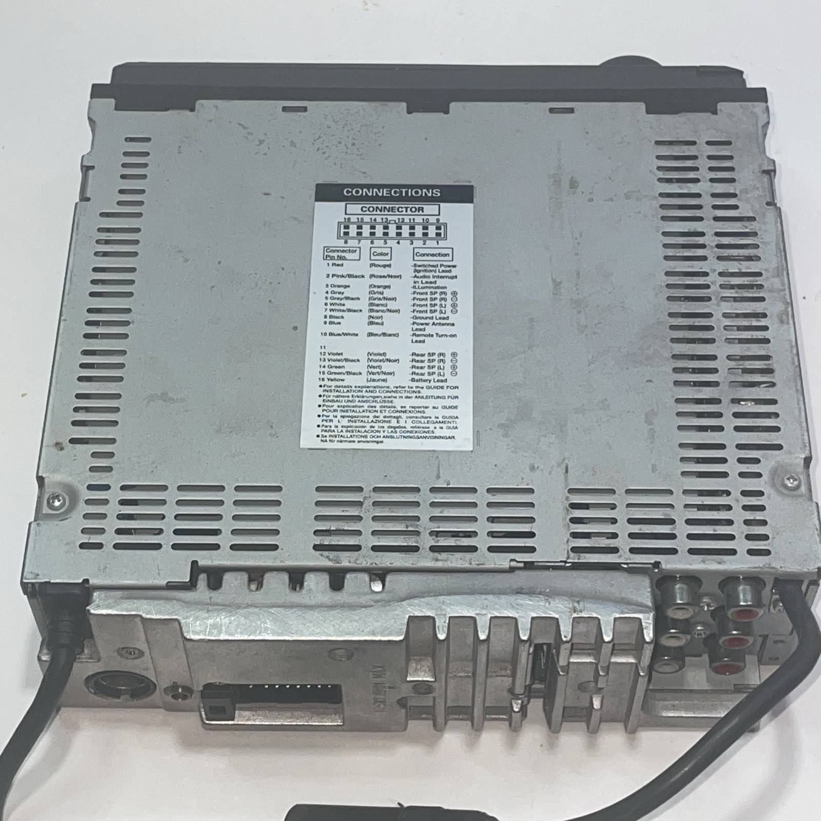 Alpine CDA-9885 CD Player In Dash Receiver Tested And Working No Harness