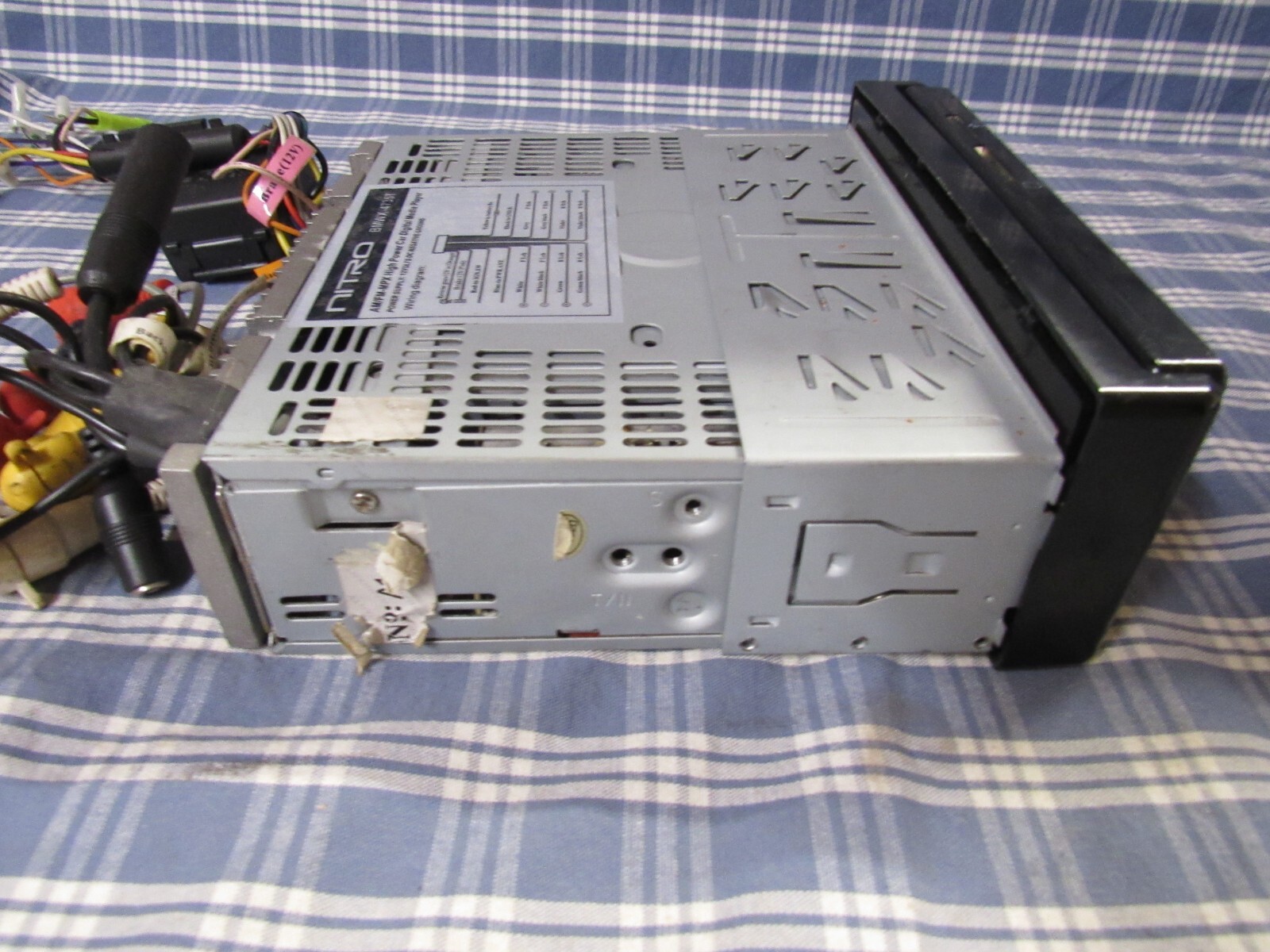 Nitro Audio BMWX-4735T DVD/CD PLAYER MP3, MP4,USB-SD Works Please Read FREE SHIP
