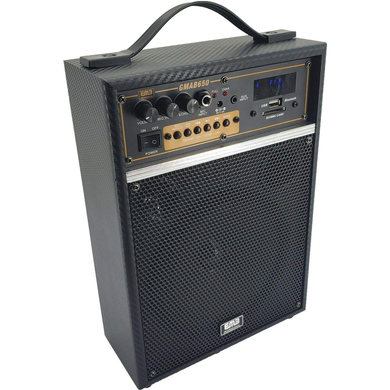 Rechargeable Guitar Amplifier Speaker 300 Watts Peak Power Combo Built-in…
