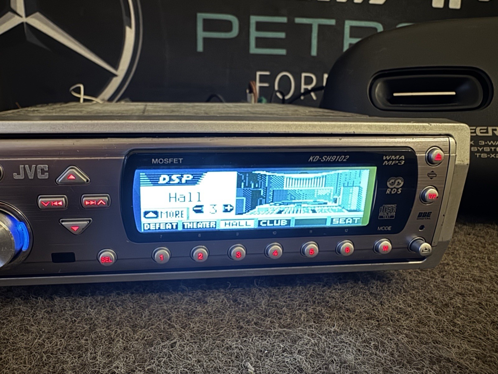 JVC KD-SH9102 Car Radio CD Receiver DSP WMA/Mp3 RDS Animation Display
