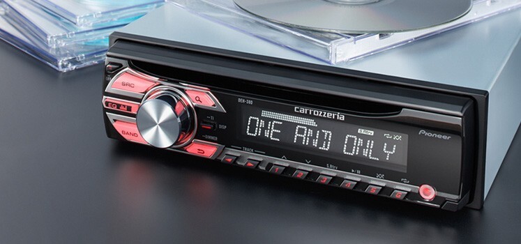 Pioneer Carrozzeria DEH-380 1DIN Car Audio CD Player AUX Input Head Unit Japan