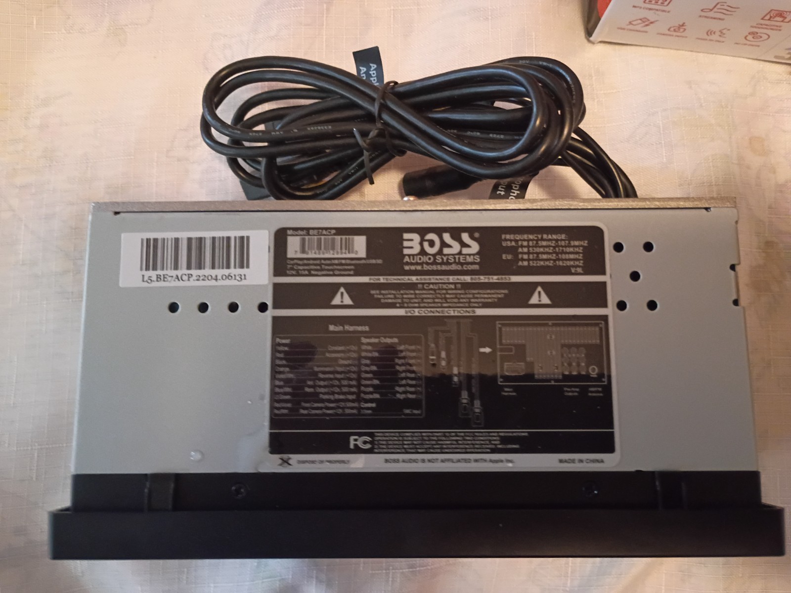 BOSS Audio BE7ACP 2 DIN Car Audio System – Black