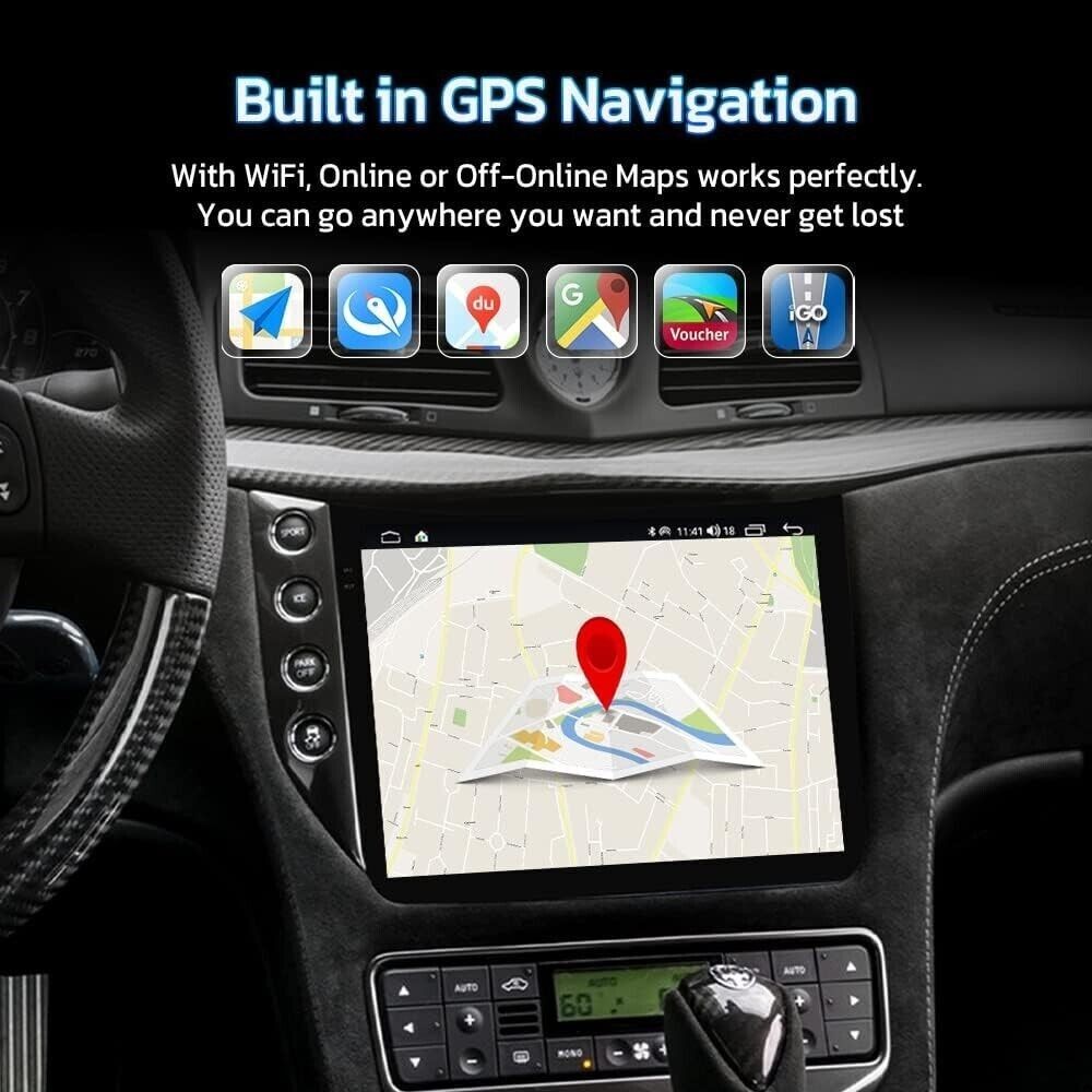 For Maserati GranTurismo 10″ Carplay GPS Car Radio Stereo+Climate control panel