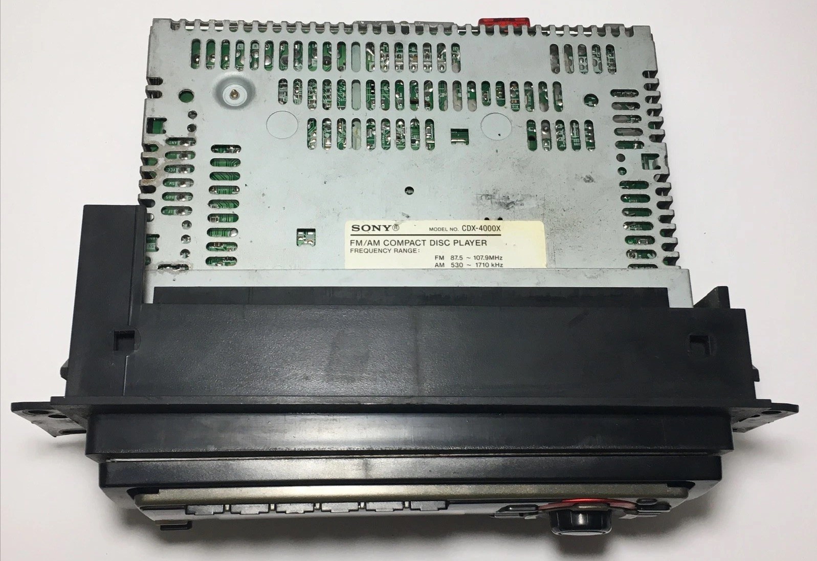Sony FM/AM Disc Player CDX-4000X X-Plod