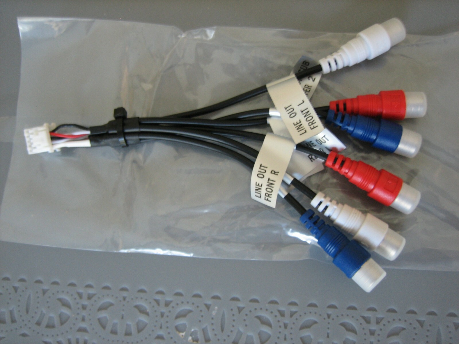 Dual Axxera Original Pre-Amp In & AV/Video In RCA Cable for DMCPA11BT,XDCPA11BT