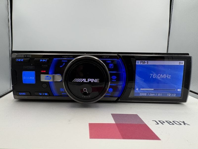 ALPINE iDA-X100 MP3/WMA/AAC USB BT Player Car Audio Used JP