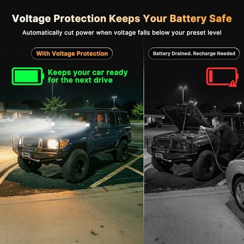 LED Pod Lights 18W Flood Beam, Smart App Controlled Off Road Driving 4 Inch