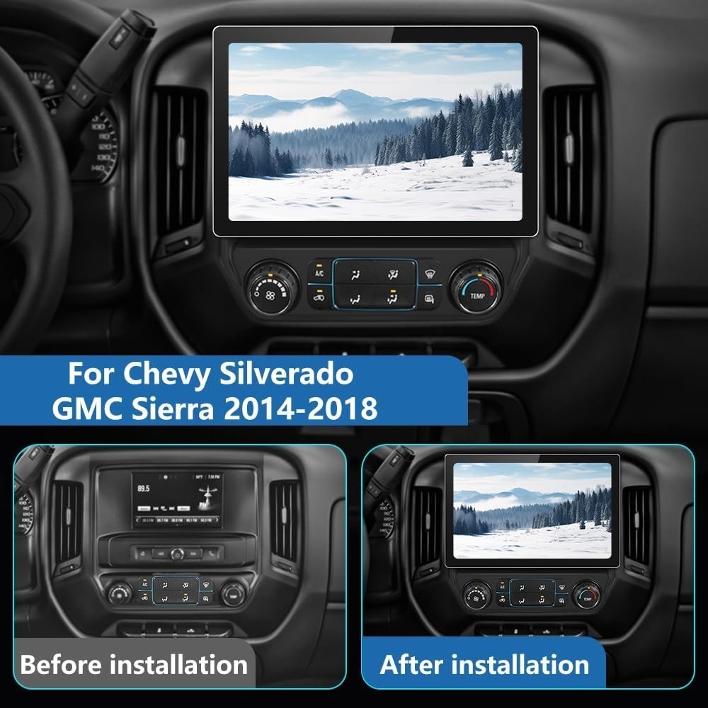 For Chevrolet Silverado Sierra CarPlay Android Car Stereo Radio GPS Mobile Maps