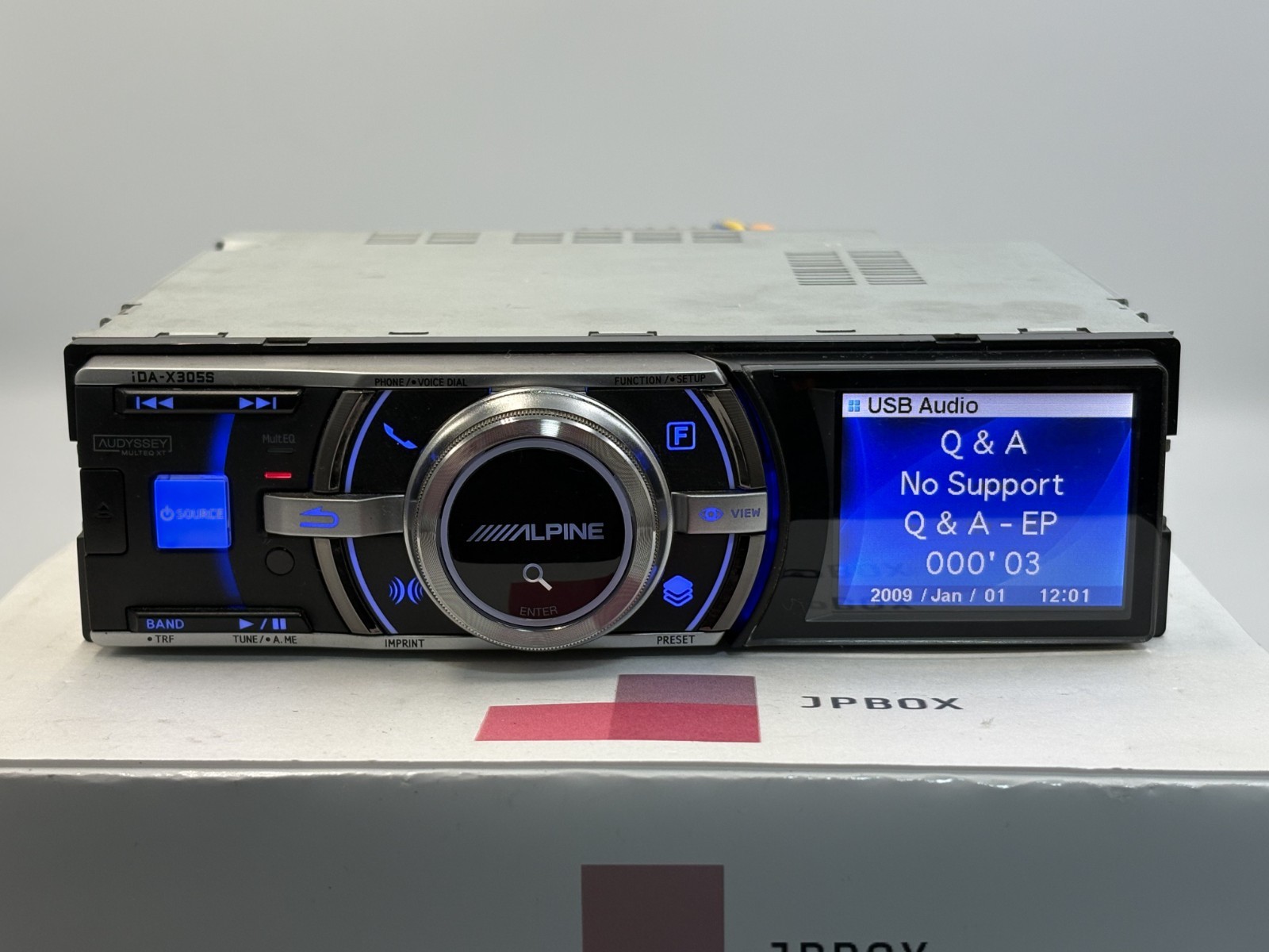 Alpine iDA-X305S Digital Media Head Unit 1DIN Car Audio Tested Working JP