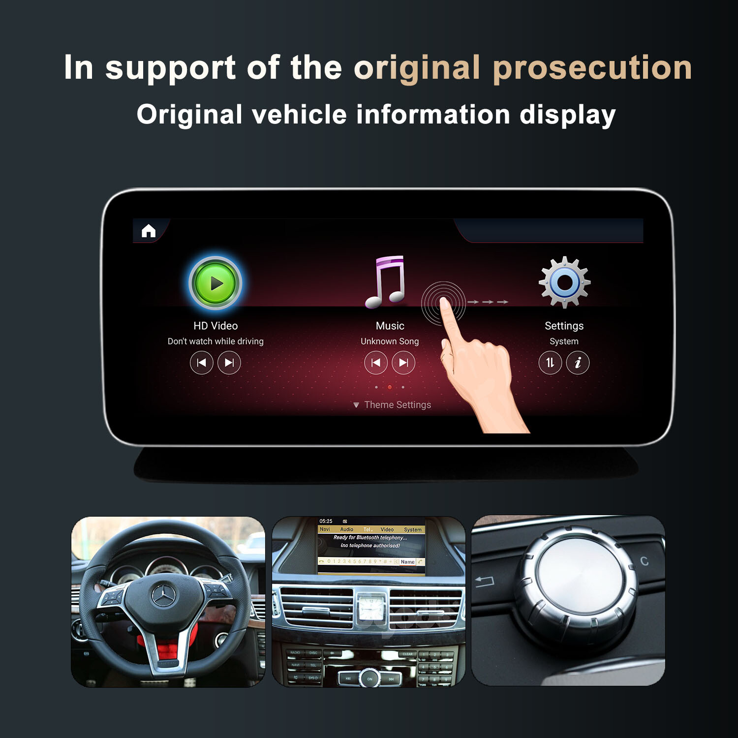 Ugode 12.3inch Android Screen 8+128GB Stereo Mercedes Benz CLS W218 2010-2012