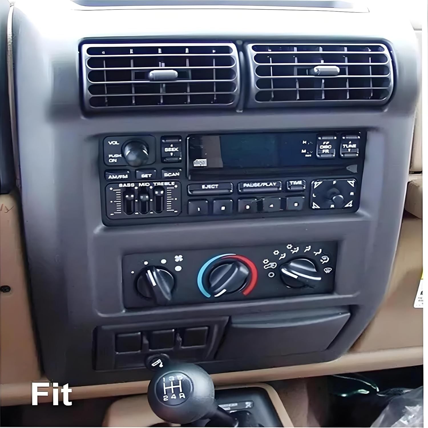 For 2003-2006 Jeep Wrangler 9″ IPS Screen Android 13 CarPlay Radio GPS WIFI