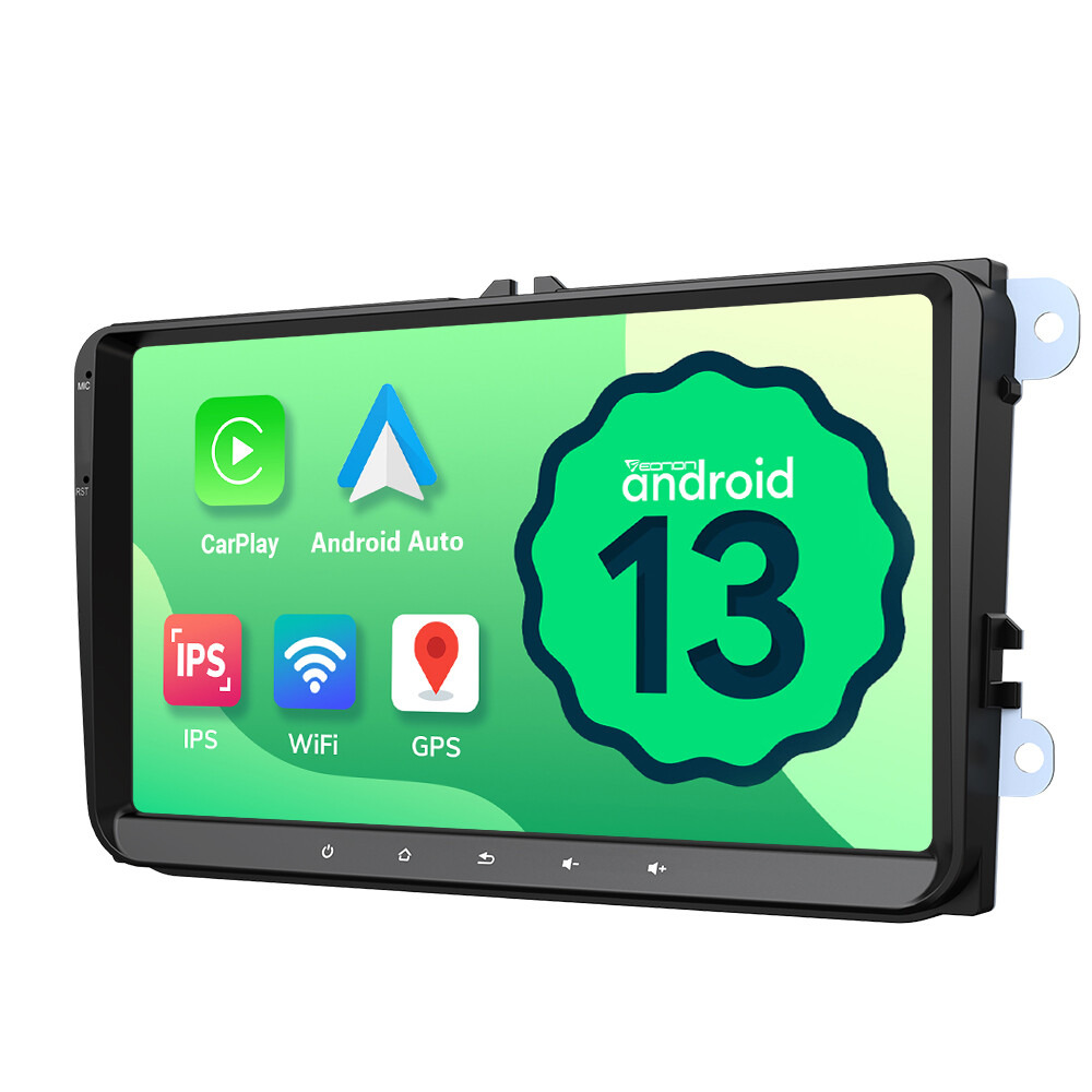 For VW Golf Jetta Passat 9″ wireless Android 13 CarPlay Car Stereo Radio CAN Bus
