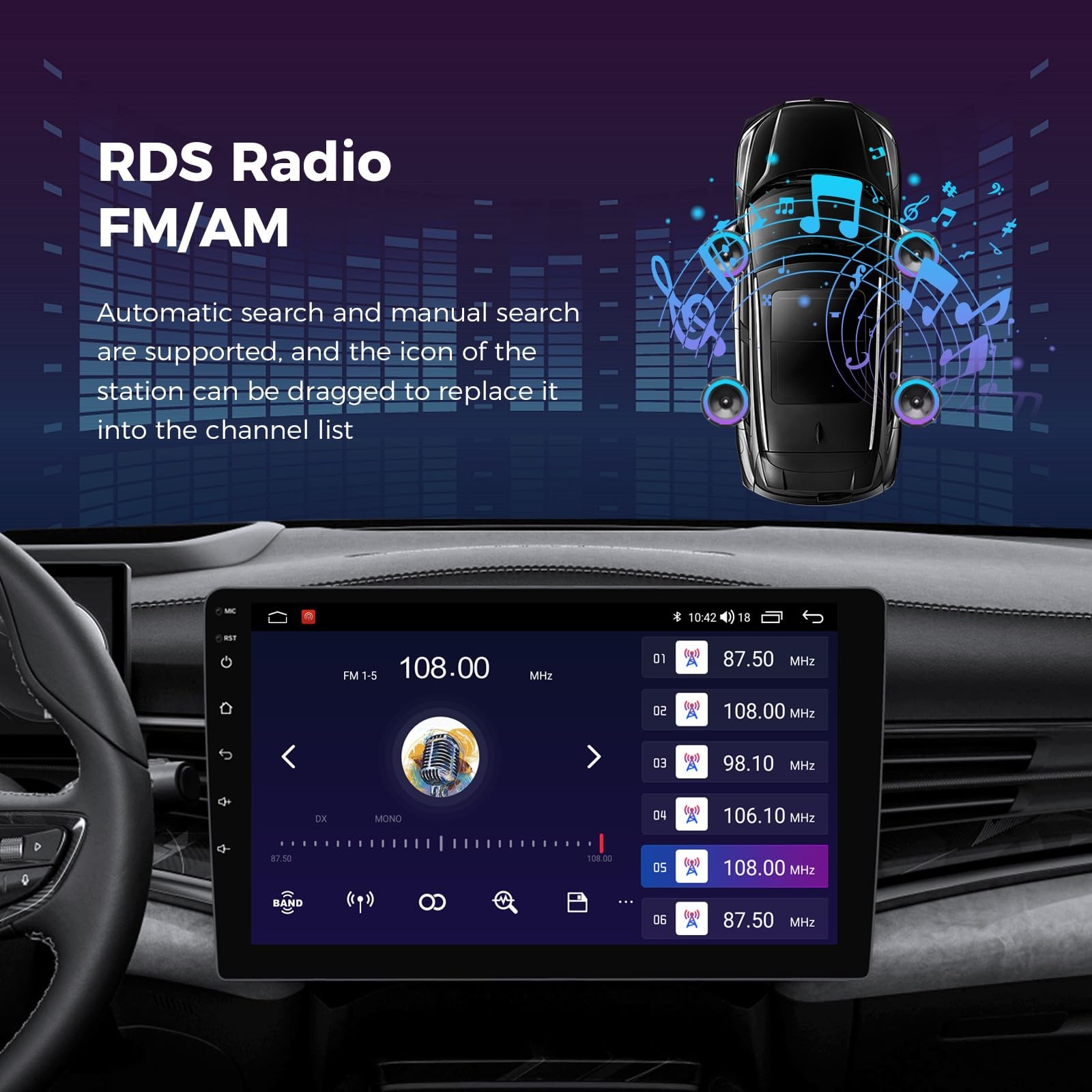 32G For 2015-18 Subaru Legacy Outback Carplay Android Car Stereo Radio 1280*800