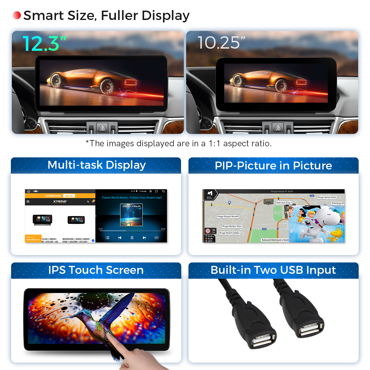 12.3″ HD Android 14 Retrofit Car Stereo Navi For Benz E-Class S212 W212 NTG4.0