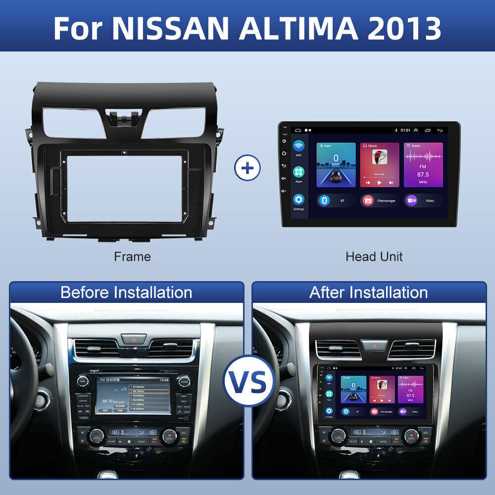 For Nissan Altima 2013-2015 Wireless Carplay Car Radio Stereo Navi Backup Camera