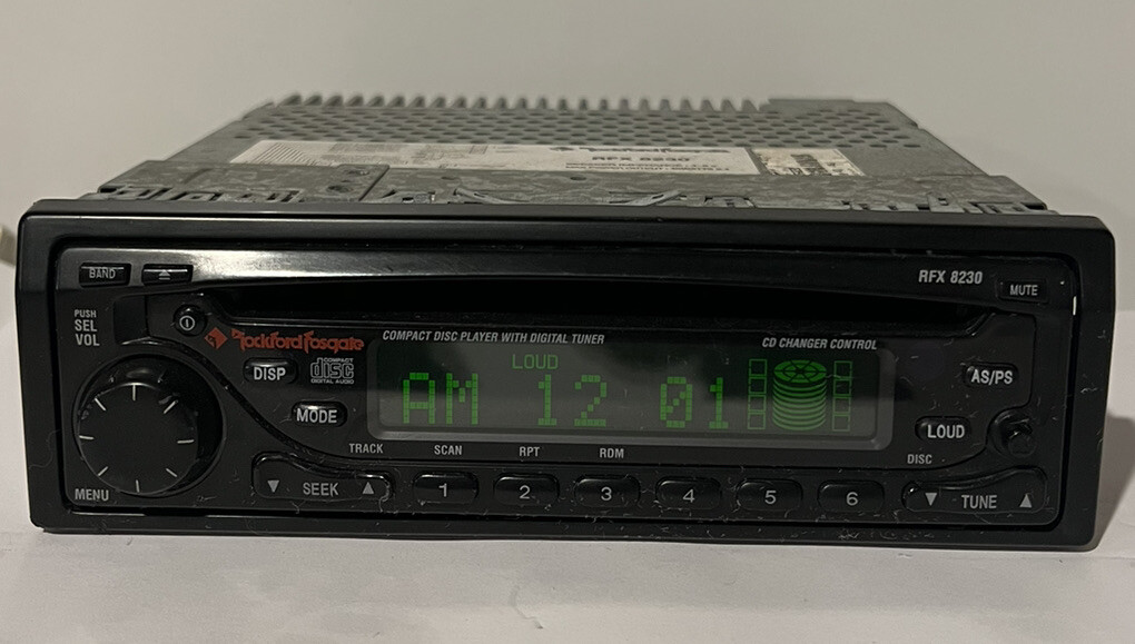 ✅ Rockford Fosgate RFX-8230 Cd Changer Controller CD Receiver Radio AS/PS