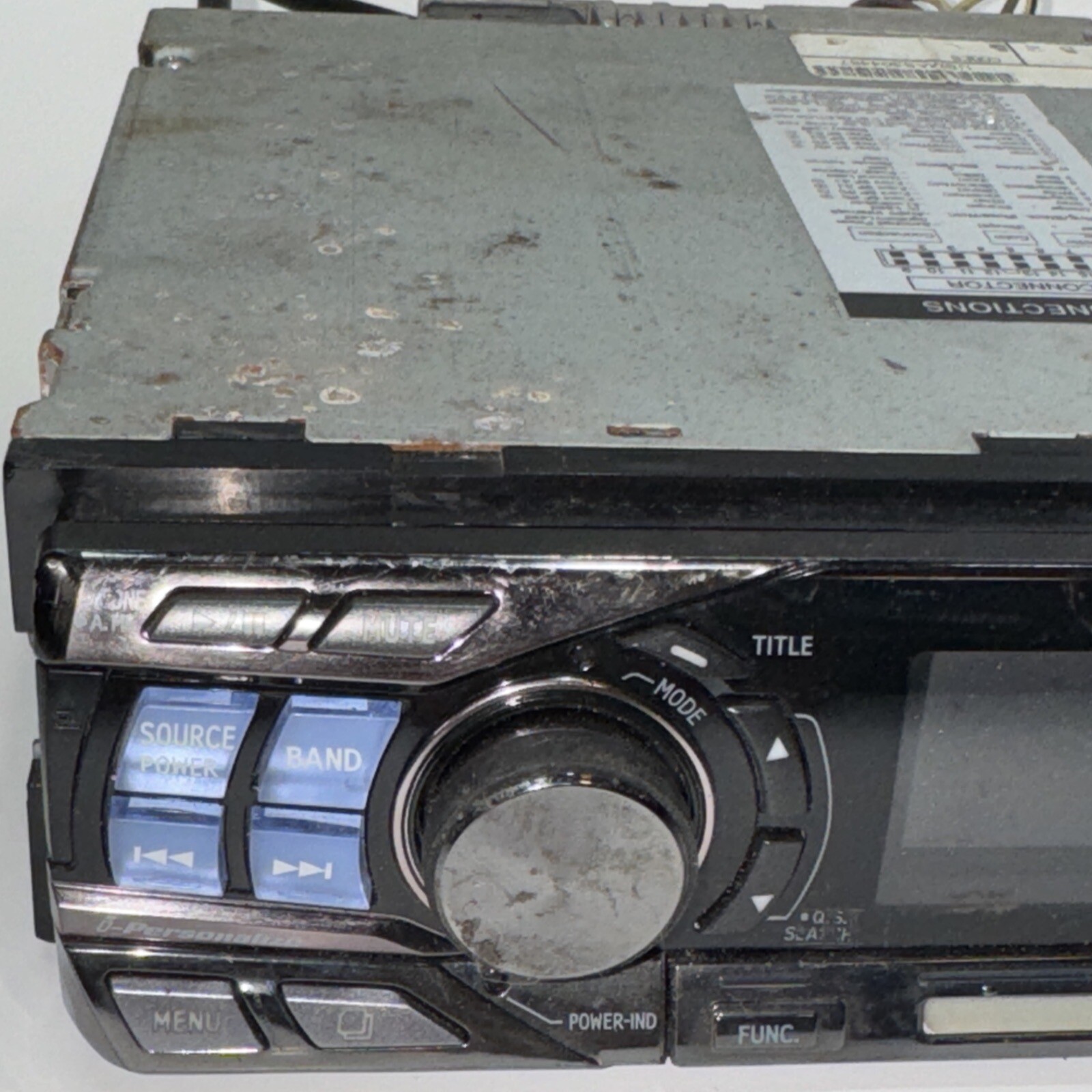 Alpine CDA-9853 CD Receiver GOR PARTS OR REPAIR