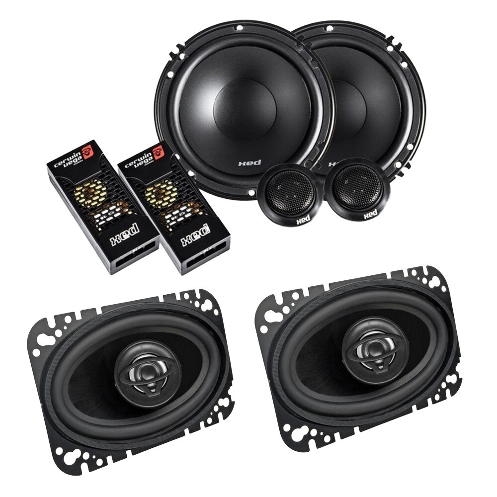 Dual XDM27BT AM/FM Radio Car Stereo & Speakers for 1995-1999 Sierra/Silverado