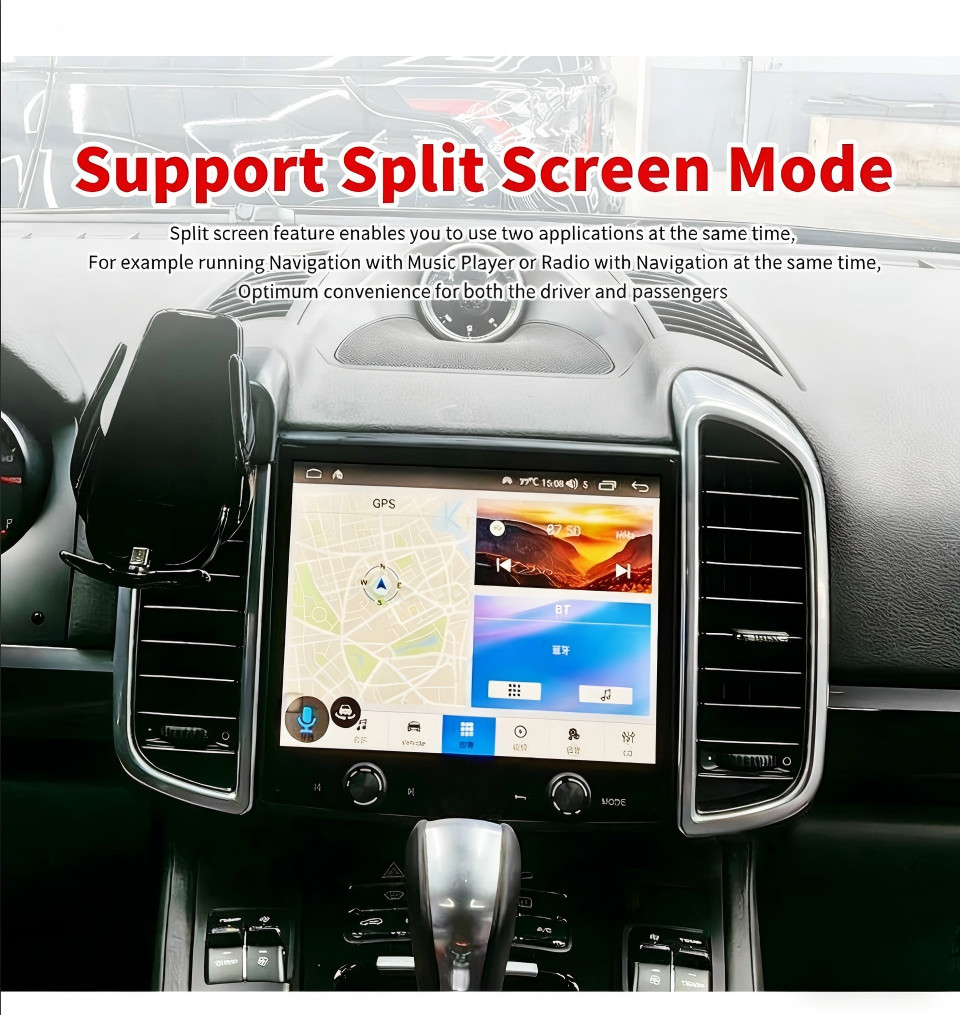 8.4″ Android Navigation Car GPS Stereo Radio For Porsche Cayenne 2010-2017 128G