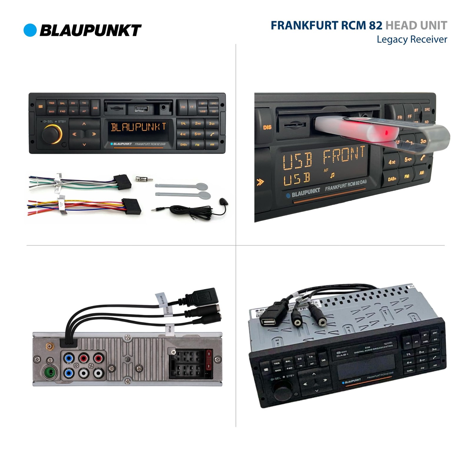 BLAUPUNKT Frankfurt RCM 82 DAB Radio with Bluetooth – Black