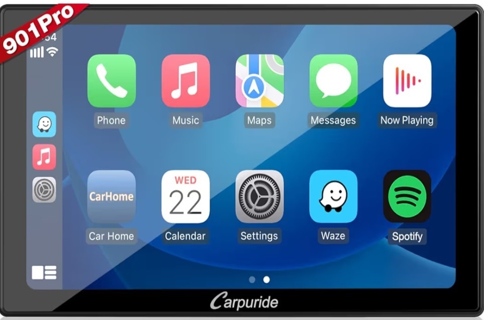 Carpuride W901 Pro Portable Carplay & Android Auto with Dula Bluetooth, 9…