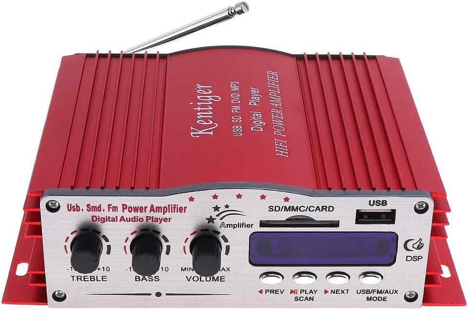 Car Stereo Amplifier Digital Player 12V Hi-Fi Support USB/SD/FM/MMC/DVD /…