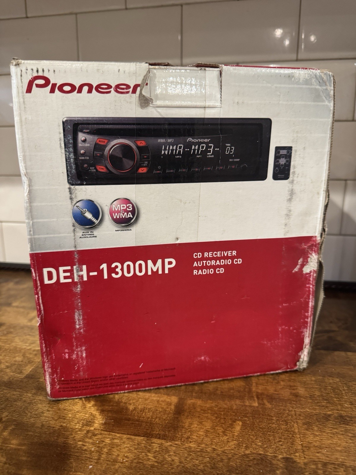 Pioneer DEH-1300MP car stereo receiver