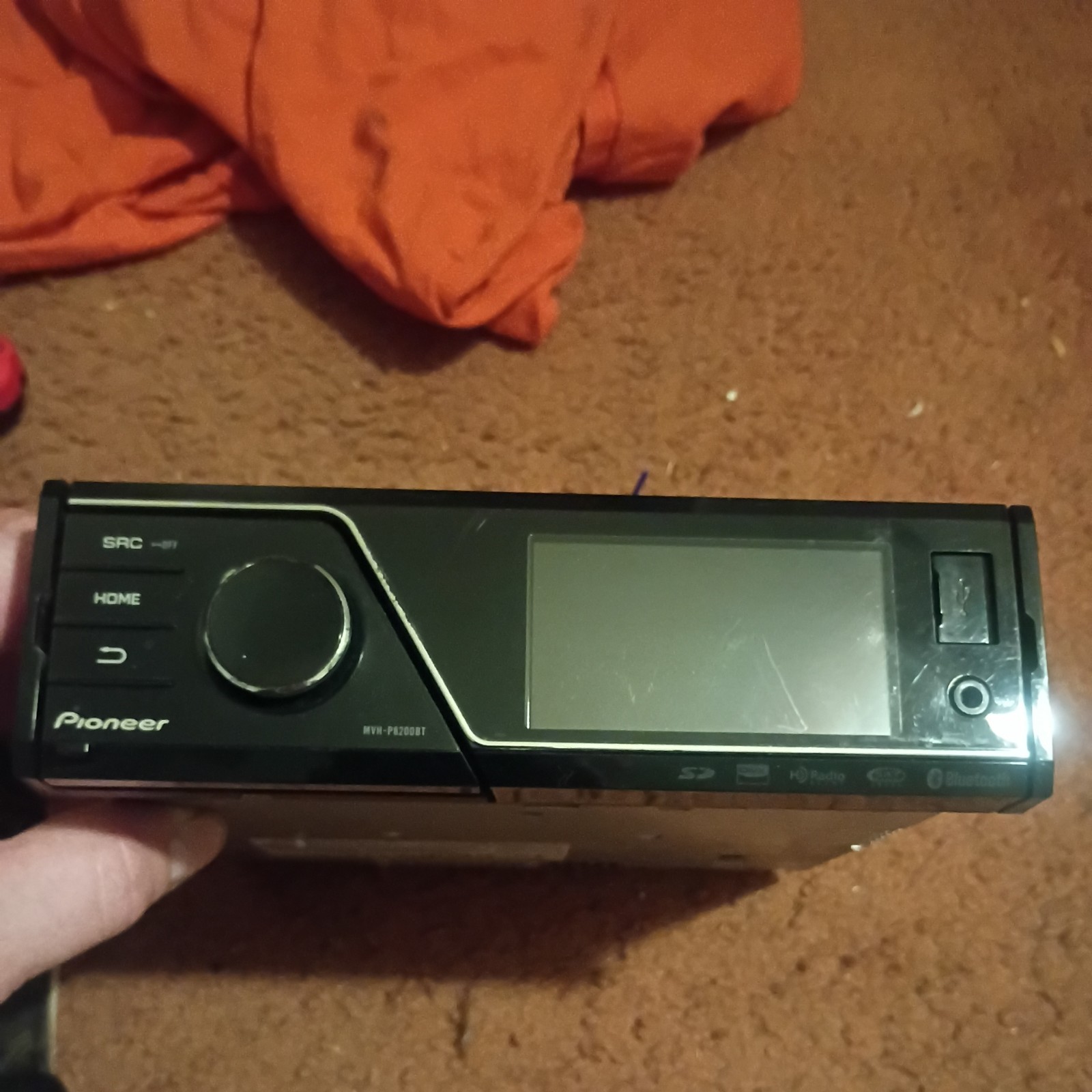 pioneer mvh-p8200bt in dash receiver/head unit. Tested works great. 3/2010 mfg