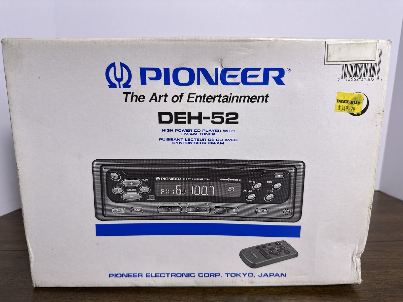Pioneer DEH-52 AM/FM CD Receiver 1996 CDX-FM128 Remotes Complete Kit