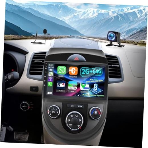 [2G+64G] Car Radio for Kia Soul 2010 2011 2012 2013, 9 inch Android