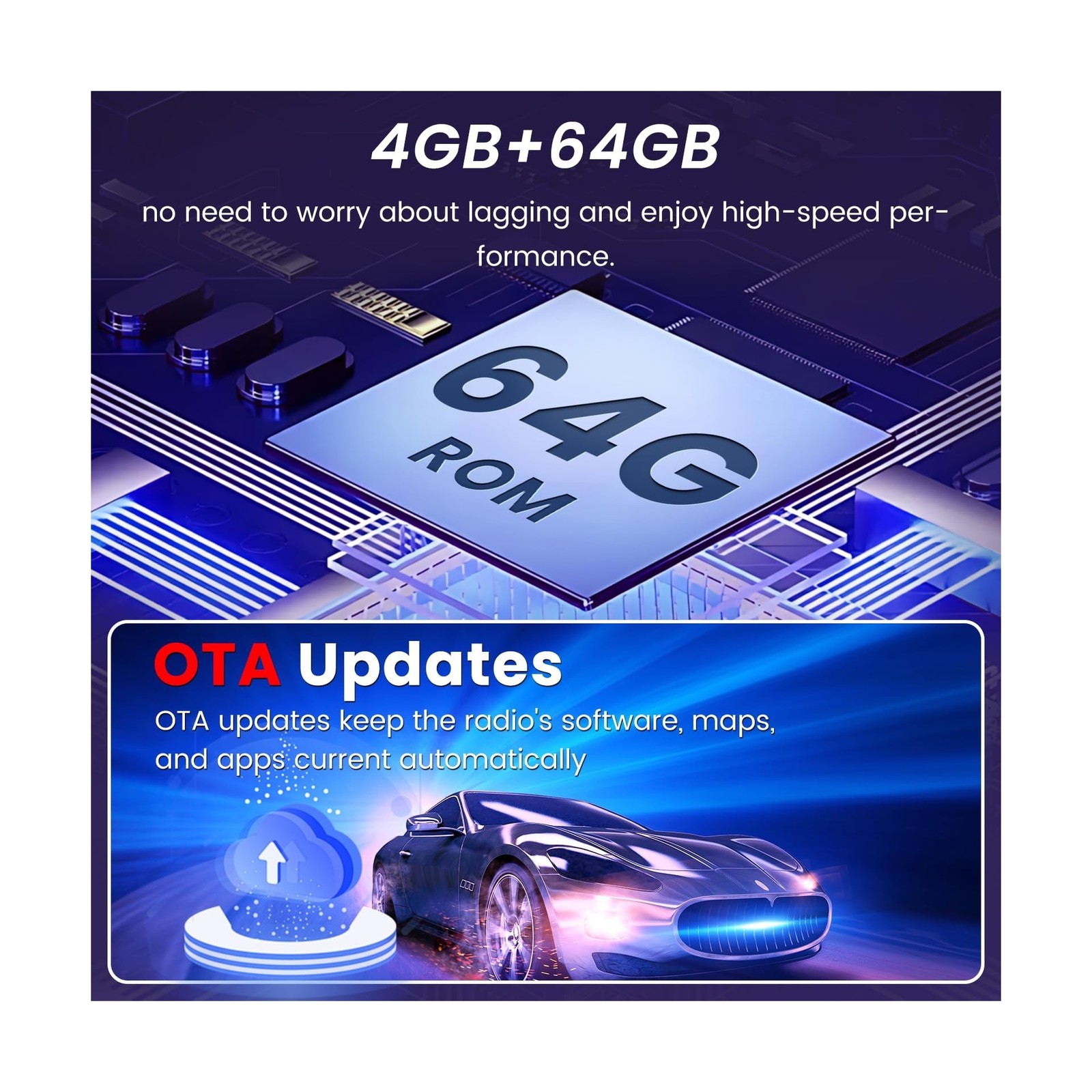 [4G+64G] Car Radio Stereo for Jeep Patriot Compass 2010-2016: Upgrade Bluetoo…