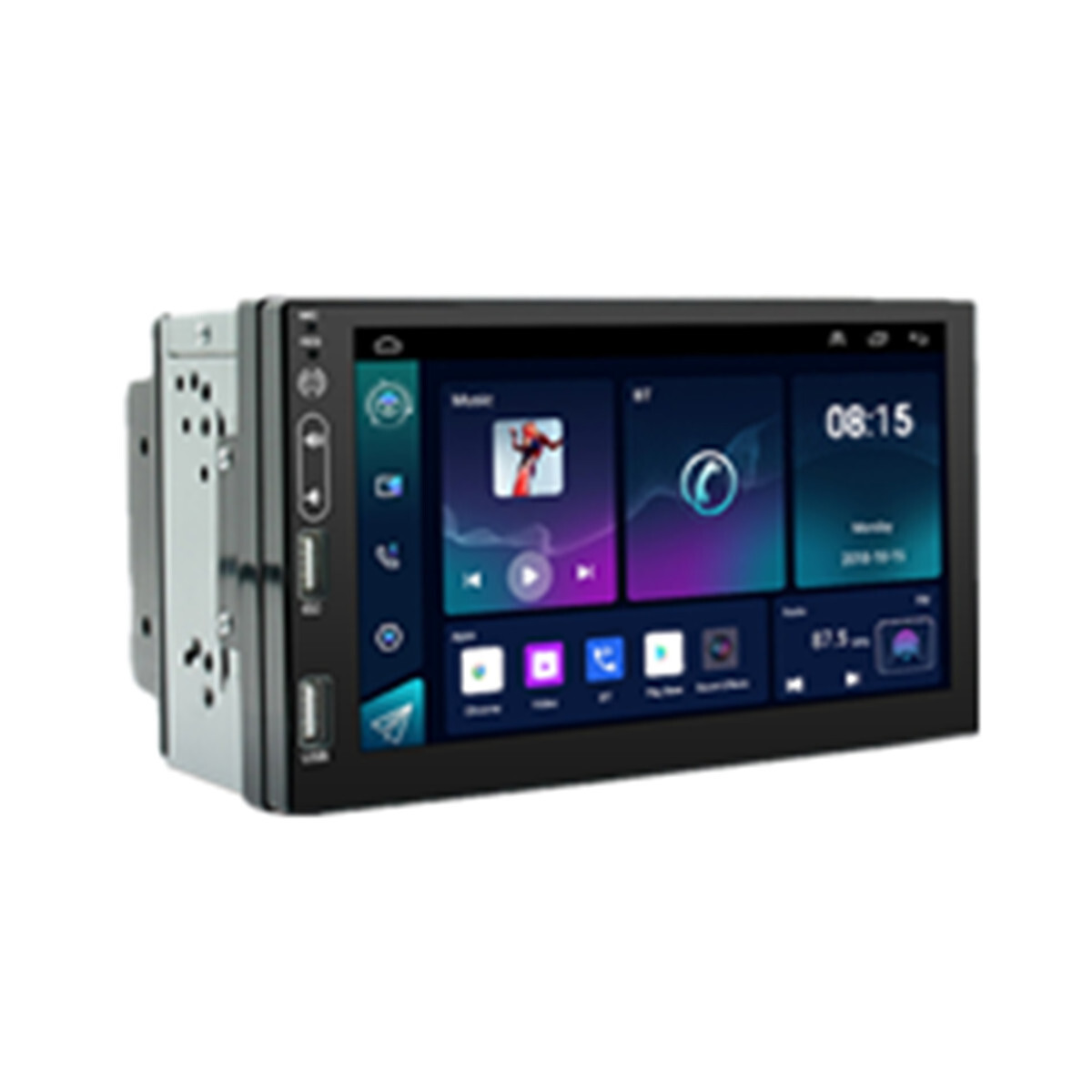 7in Car MP5 Player Multimedia Radio Bluetooth Audio Video USB FM Monitor Black