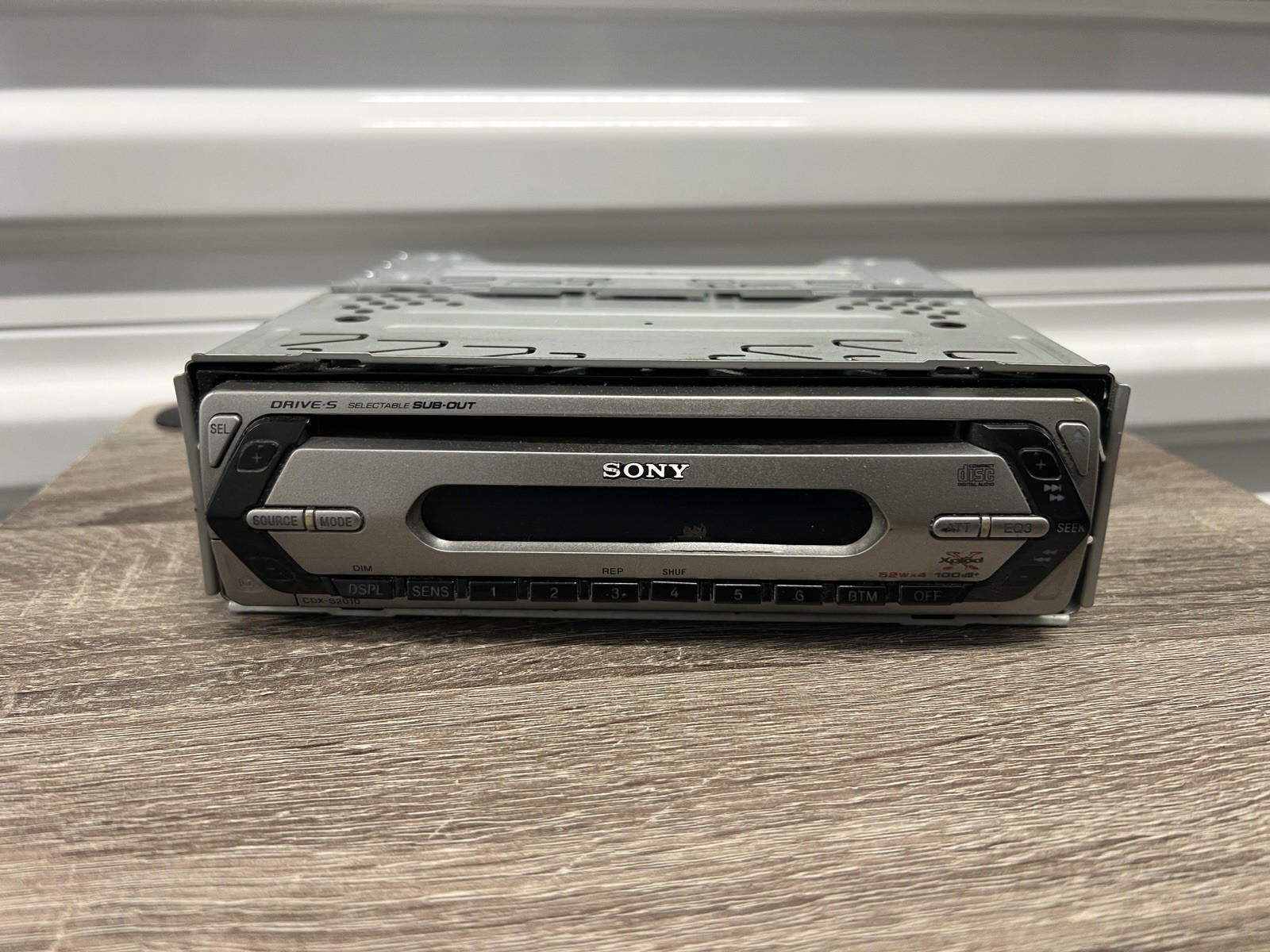 Sony Xplod Cdx-s2010 Am Fm CD Player Vintage Y2K Car Stereo Radio UNTESTED